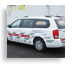 Minivan lettering